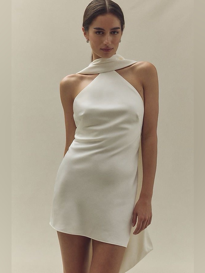 Significant Other Lucile Halter Mini Dress 4